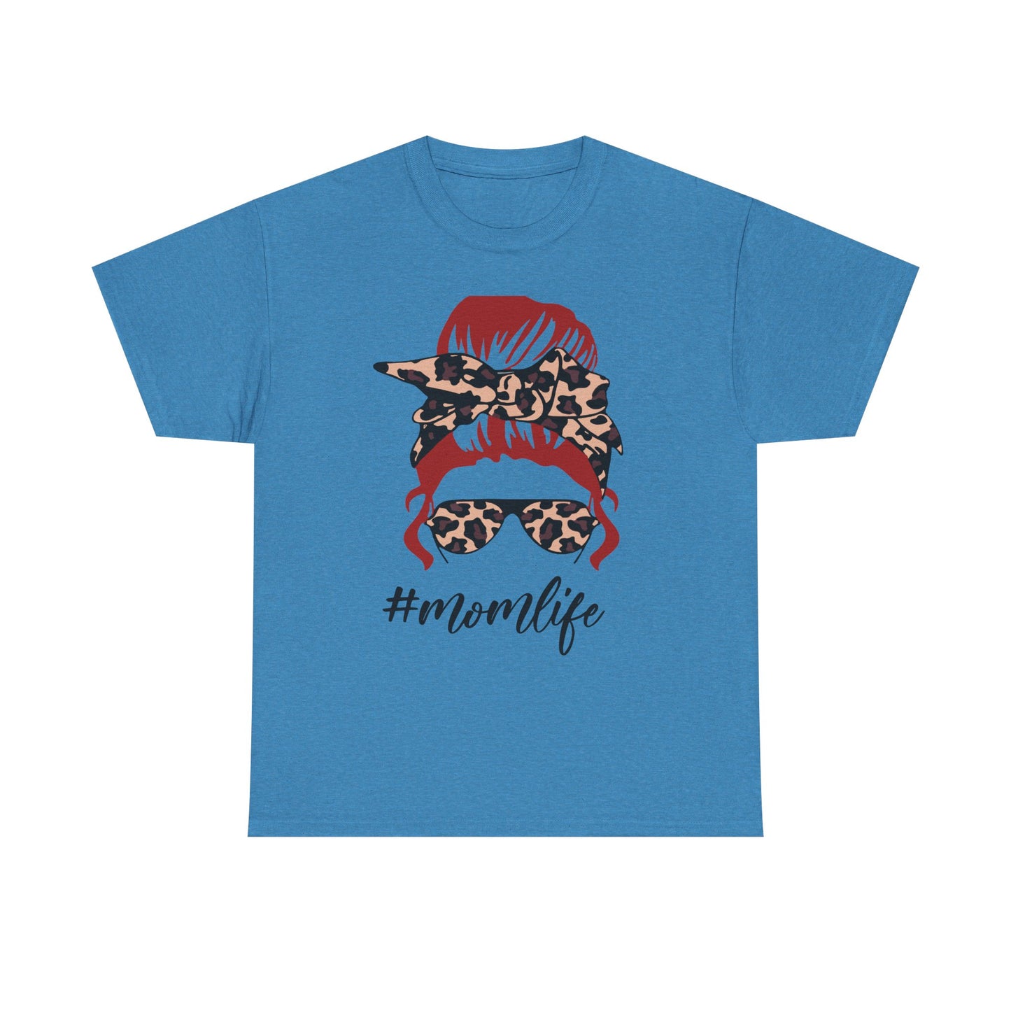 #Momlife Unisex Heavy Cotton Tee - Stylish & Comfortable T-Shirt for Moms