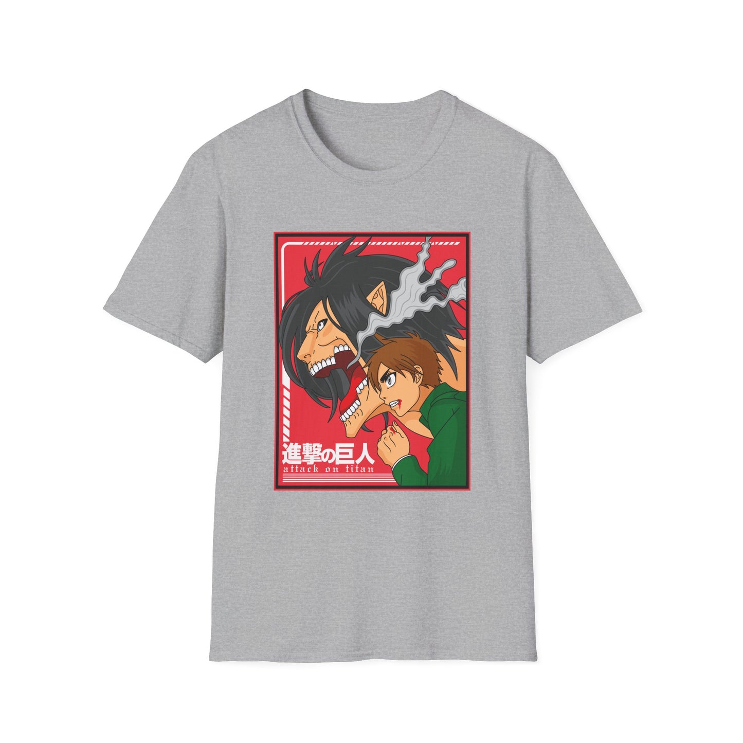 Anime-Inspired Unisex Tee - Softstyle T-Shirt, Casual Gift, Graphic Tee, Manga Apparel, Fan Merchandise