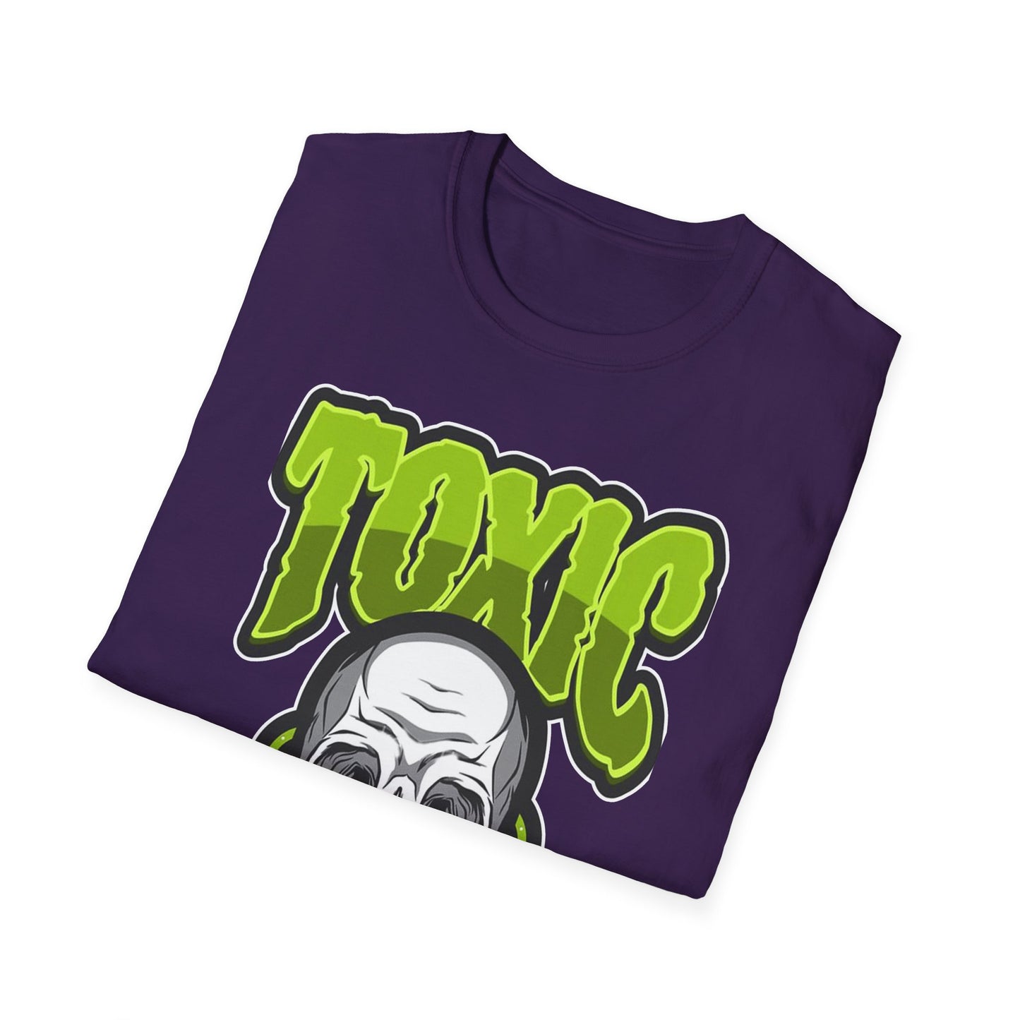 Toxic Skull Graphic Tee - Unisex Softstyle T-Shirt