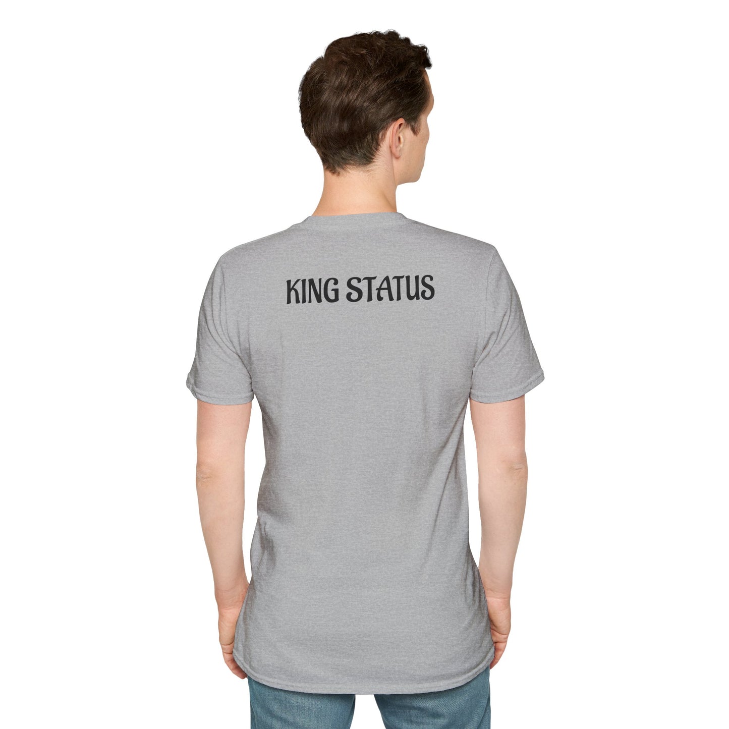 King Status Gorilla T-Shirt | Unisex Softstyle Tee for Casual Wear