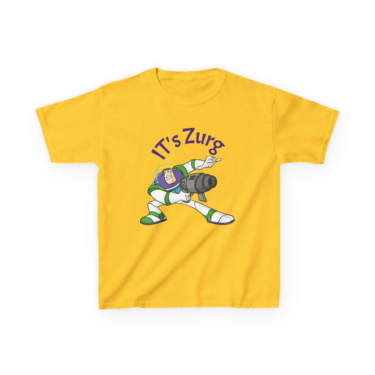 Kids Buzz Lightyear Tee - 'It's Zorg' Fun Cotton T-Shirt
