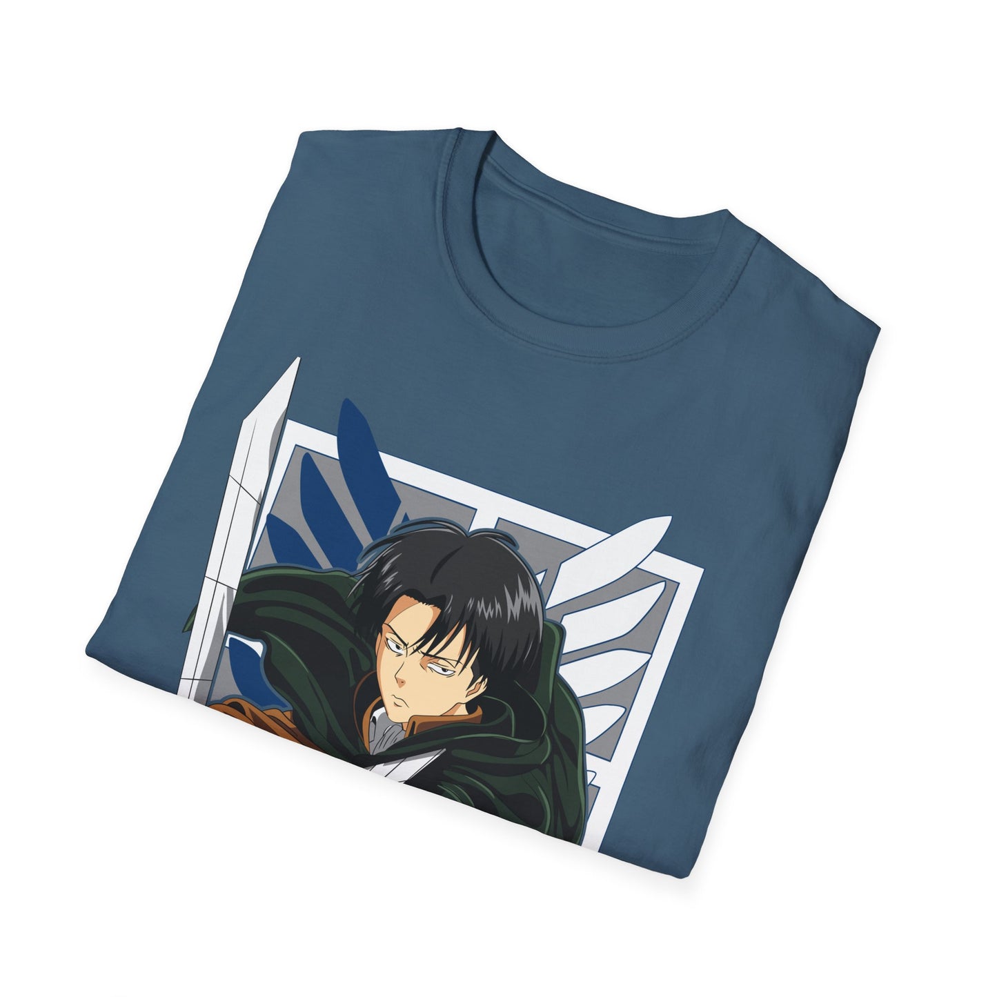 Anime-Inspired Unisex Softstyle T-Shirt, Casual Tee, Gift for Otaku, Geek Apparel, Perfect for Conventions, Everyday Wear, Birthday Gift