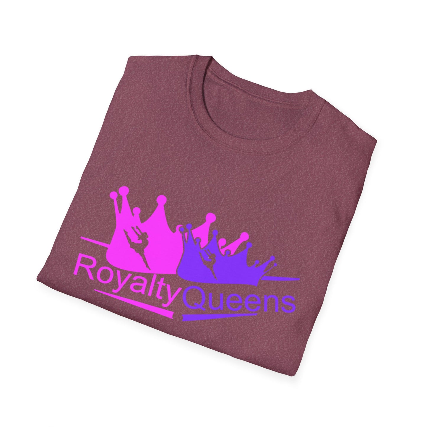 Royalty Queens Unisex Softstyle T-Shirt, Feminist Apparel, Birthday Gift, Casual Wear, Empowerment Tee, Queen Vibes