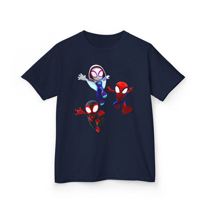 Kids Spider-Man Adventure Tee - Fun and Cozy Cotton T-Shirt for Young Superhero Fans