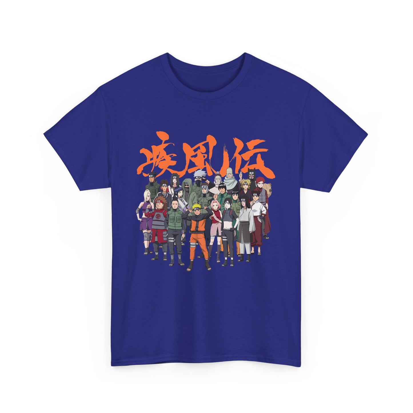 Anime Heroes Unisex Heavy Cotton Tee - Perfect for Fans and Casual Wear