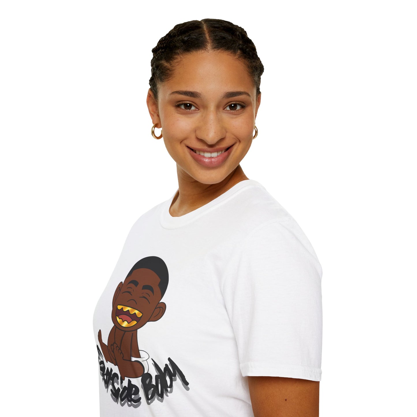 Unisex Softstyle T-Shirt - 'Eastside baby' Fun Graphic Tee