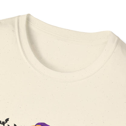 Halloween Ghost Graphic Tee, Unisex Softstyle T-Shirt, Spooky Shirt, Halloween Costume, Halloween Gift, Treat or Treat T-Shirt