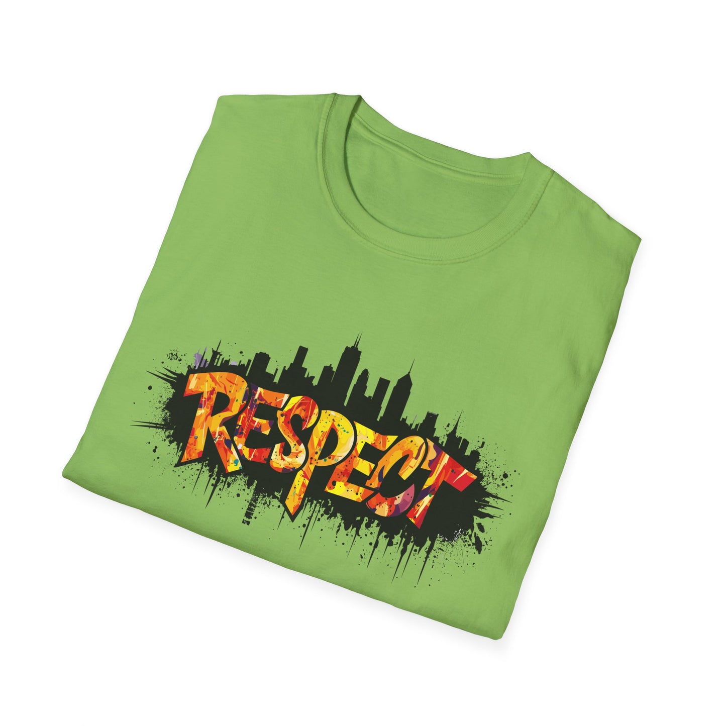 Respect Graphic Unisex T-Shirt, Urban Style Tee, Streetwear Top, Casual Wear, Gift for Friends, Stylish Statement Shirt