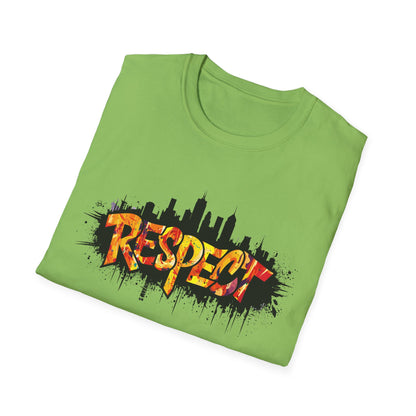 Respect Graphic Unisex T-Shirt, Urban Style Tee, Streetwear Top, Casual Wear, Gift for Friends, Stylish Statement Shirt