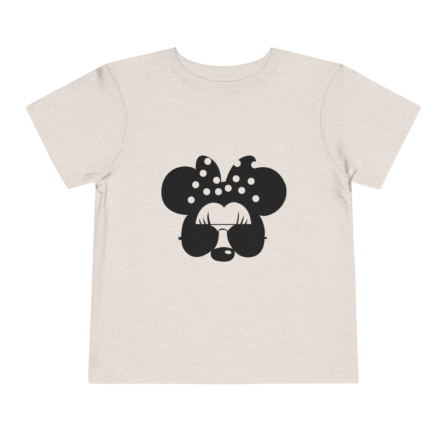 Cute Toddler Tee with Sunglasses Minnie Design, Kids Fashion, Summer Outfit, Birthday Gift, Playdate Shirt
