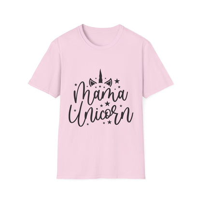 Mama Unicorn Unisex Softstyle T-Shirt - Fun & Stylish Gift for Moms