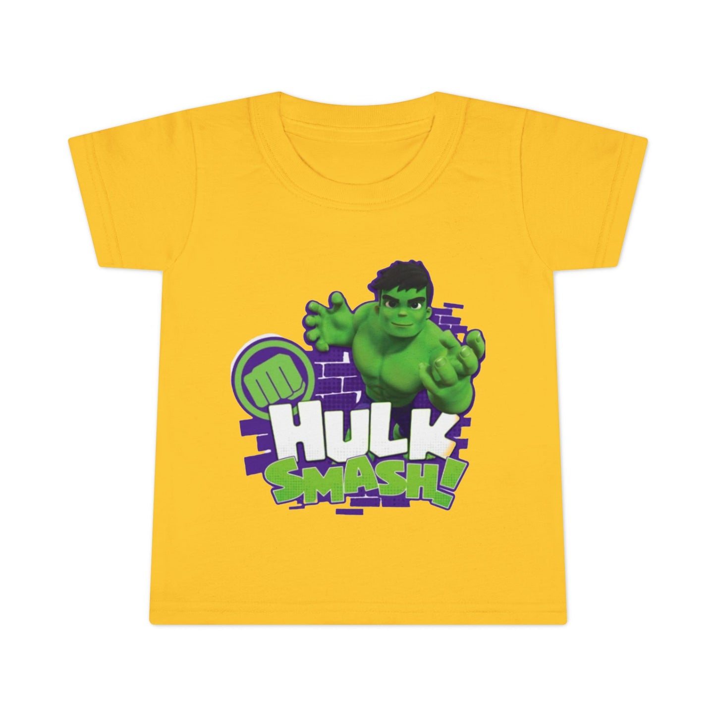 Hulk Smash Toddler T-Shirt - Fun & Playful Graphic Tee for Kids