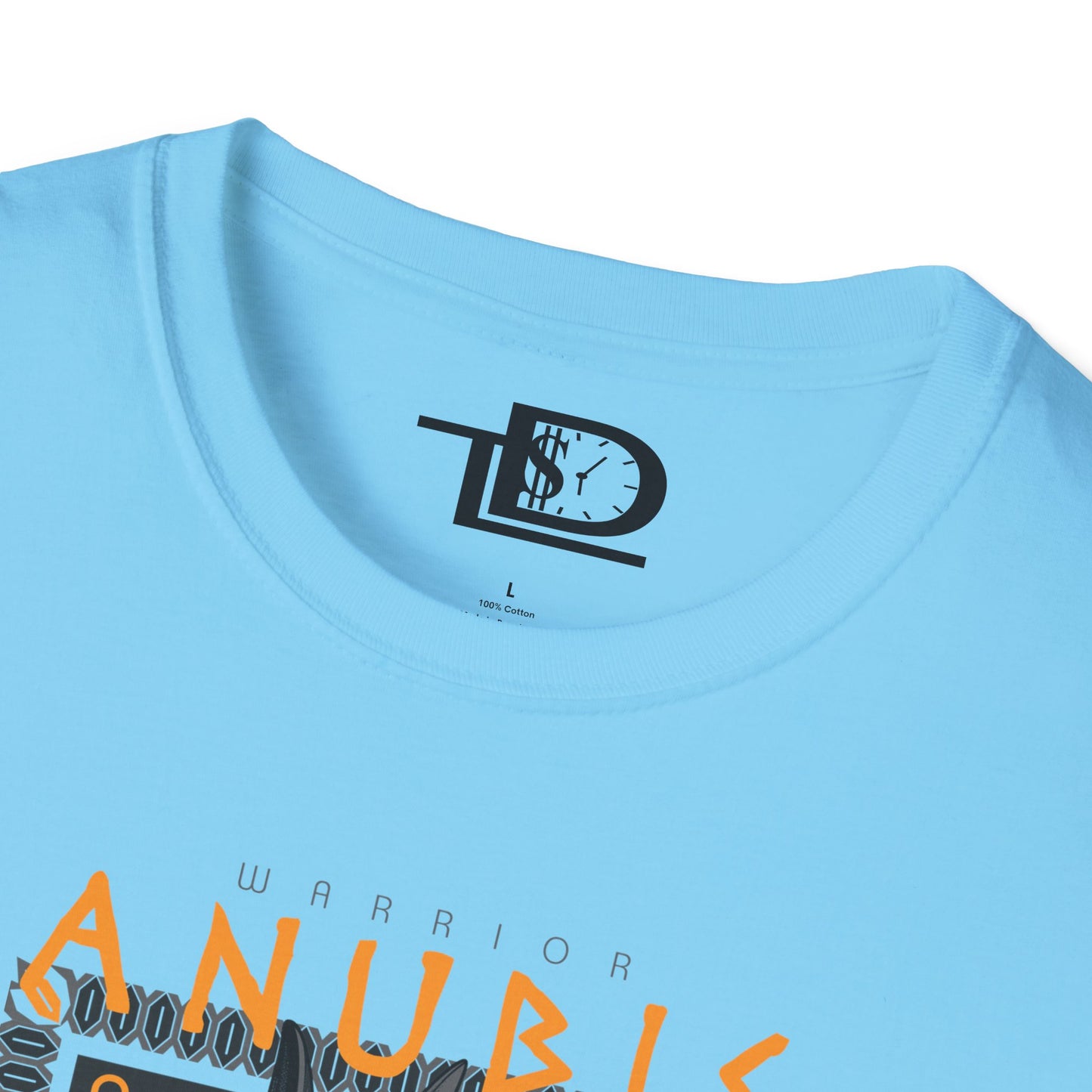 Anubis Unisex Softstyle T-Shirt, Egyptian Mythology Tee, Graphic Tee, Casual Wear for Fans, Gift for Halloween or Birthdays