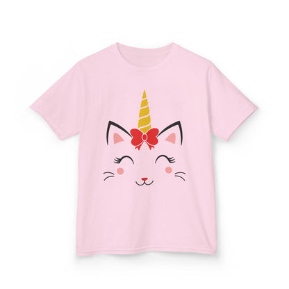 Cute Unicorn Kids Heavy Cotton Tee - Perfect for Birthdays and Everyday Fun!