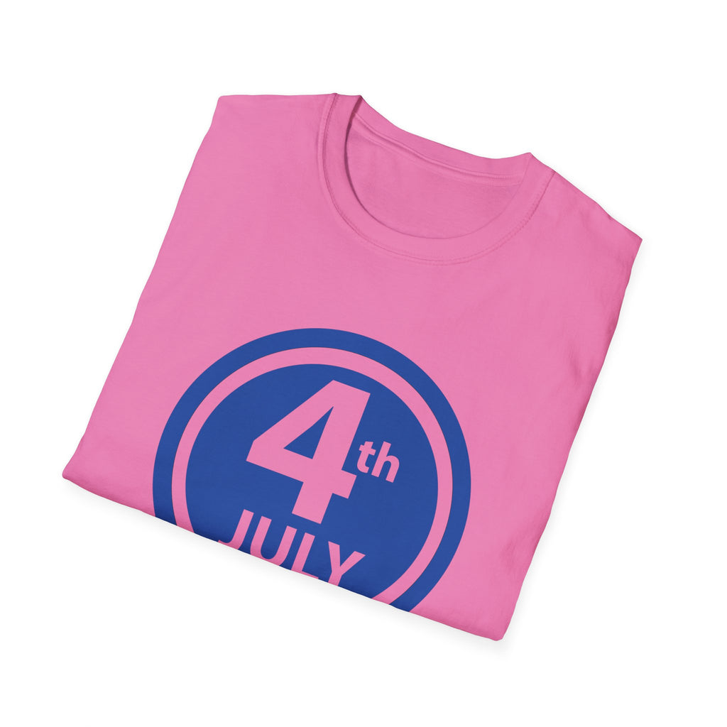 4th of July Unisex Softstyle T-Shirt, Independence Day Tee, Patriotic Shirt, July 4th Celebration T-Shirt, USA Pride Clothing