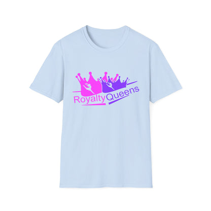 Royalty Queens Unisex Softstyle T-Shirt, Feminist Apparel, Birthday Gift, Casual Wear, Empowerment Tee, Queen Vibes