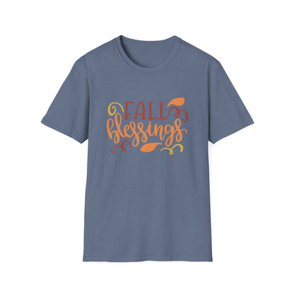 Fall Blessings T-Shirt, Cute Autumn Tee, Thanksgiving Gift, Cozy Casual Wear, Seasonal Graphic Shirt