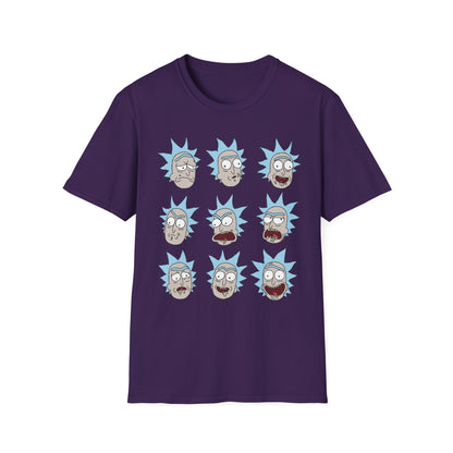 Rick and Morty Unisex Softstyle T-Shirt - Fun Cartoon Design for Fans