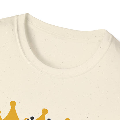 Royalty Queens T-Shirt, Unisex Softstyle Tee, Perfect for Gifts, Birthday Celebrations, Casual Wear, Empowerment Fashion, Unique Style