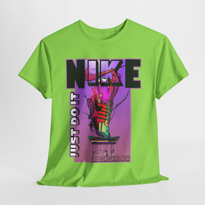 Vintage-Style Nike Unisex Heavy Cotton Tee - Just Do It Graphic Shirt