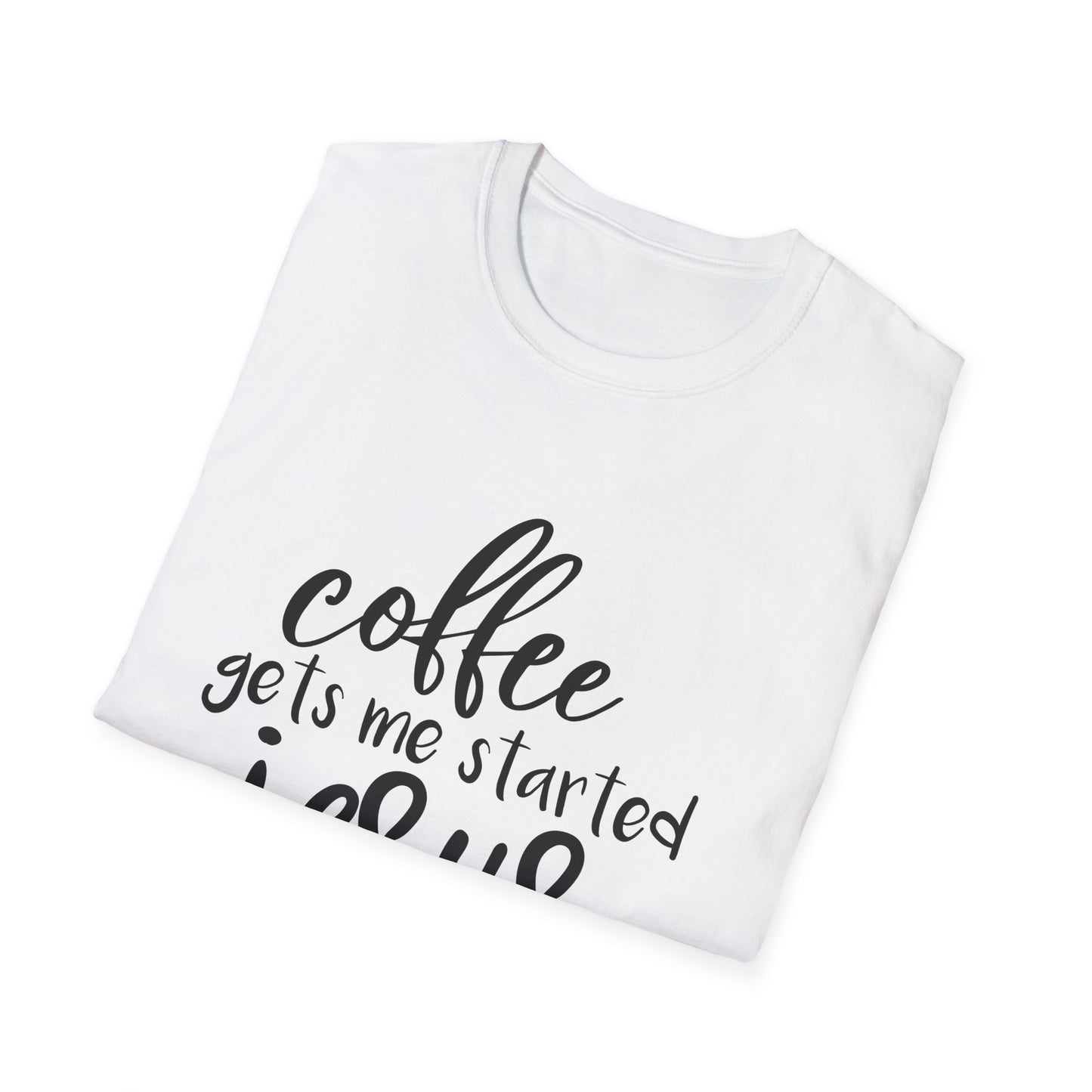 Coffee & Jesus Unisex Softstyle T-Shirt - Inspirational Christian Tee