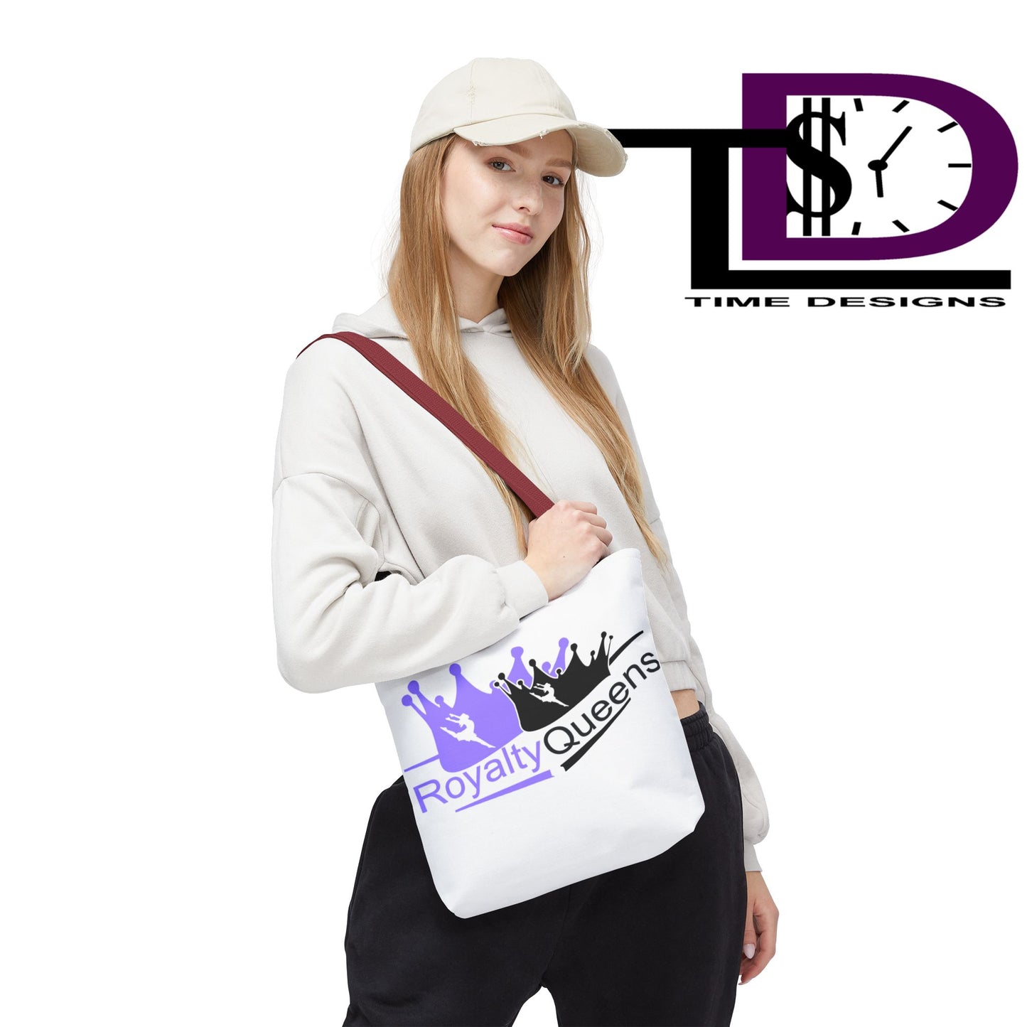 Royalty Queens Tote Bag, Stylish Shopping Tote, Gift for Queens, Dance Enthusiast Bag, Birthday Tote, AOP Design