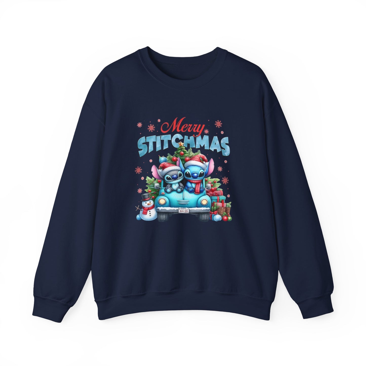 Merry Stitchmas Sweatshirt – Cute Stitch Holiday Crewneck
