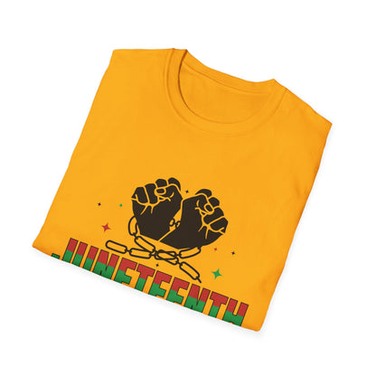Juneteenth Freedom T-Shirt, Celebrate Freedom Tee, Unisex Graphic Shirt, African American History Apparel, Souvenir Gift for Juneteenth