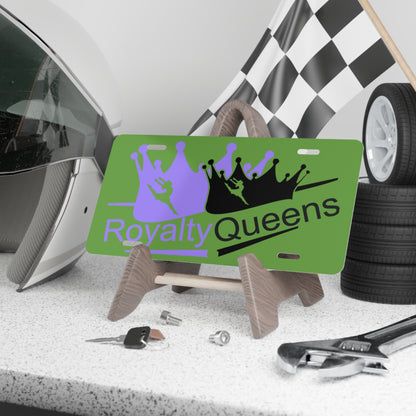 Royalty Queens Vanity Plate | Custom Car Decor, Unique Gift, Car Accessories, Queens Pride, Vehicle Decor