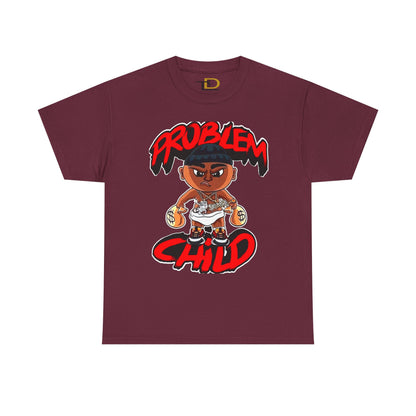 Problem Child Unisex Heavy Cotton Tee - Bold Graphic for Streetwear Lovers