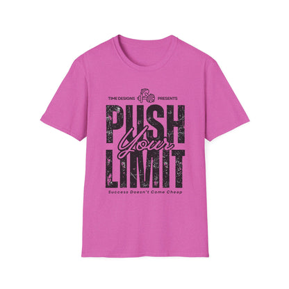 Motivational Unisex Softstyle T-Shirt - 'Push Your Limit'