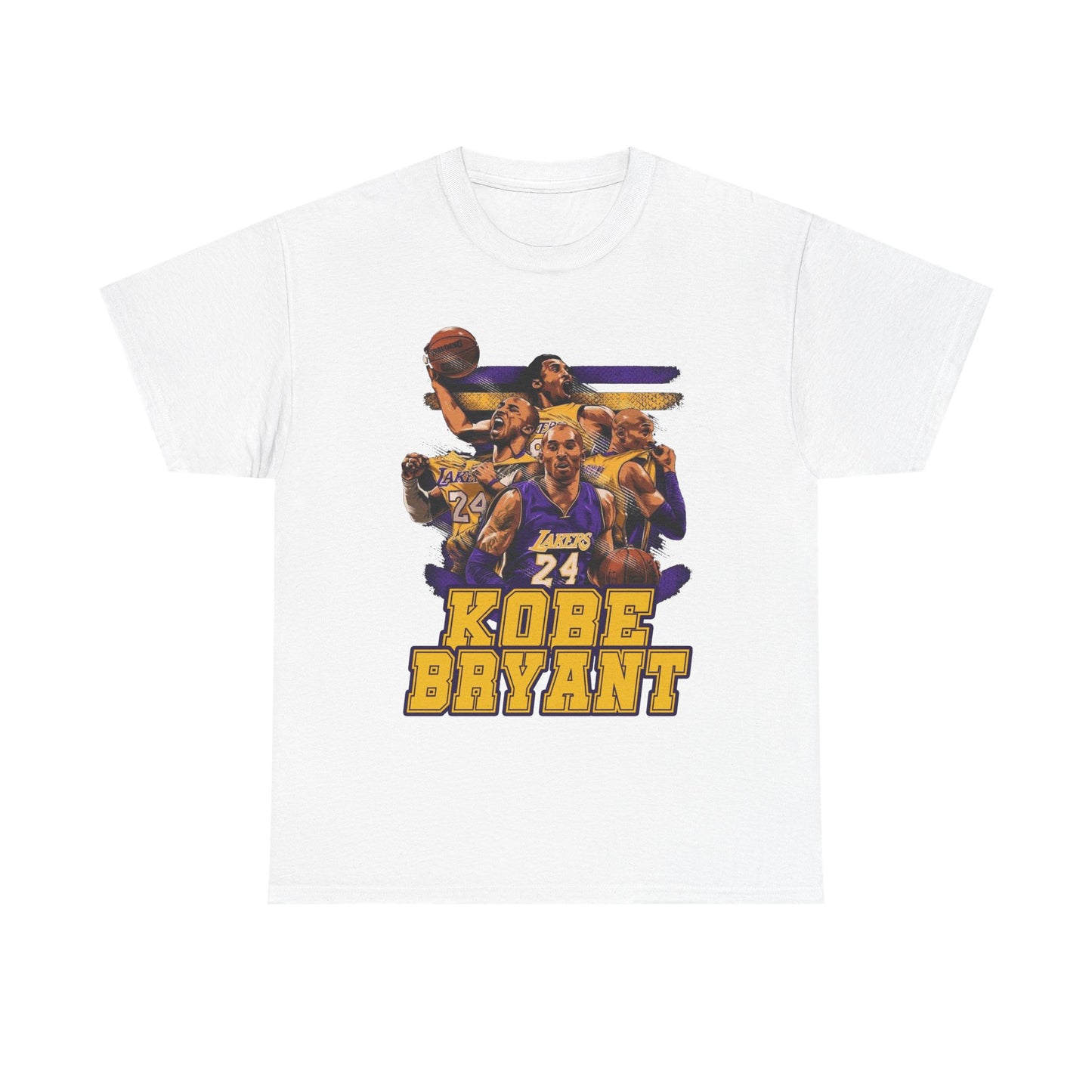 Kobe Bryant Tribute Unisex Heavy Cotton Tee - Basketball Legend Shirt