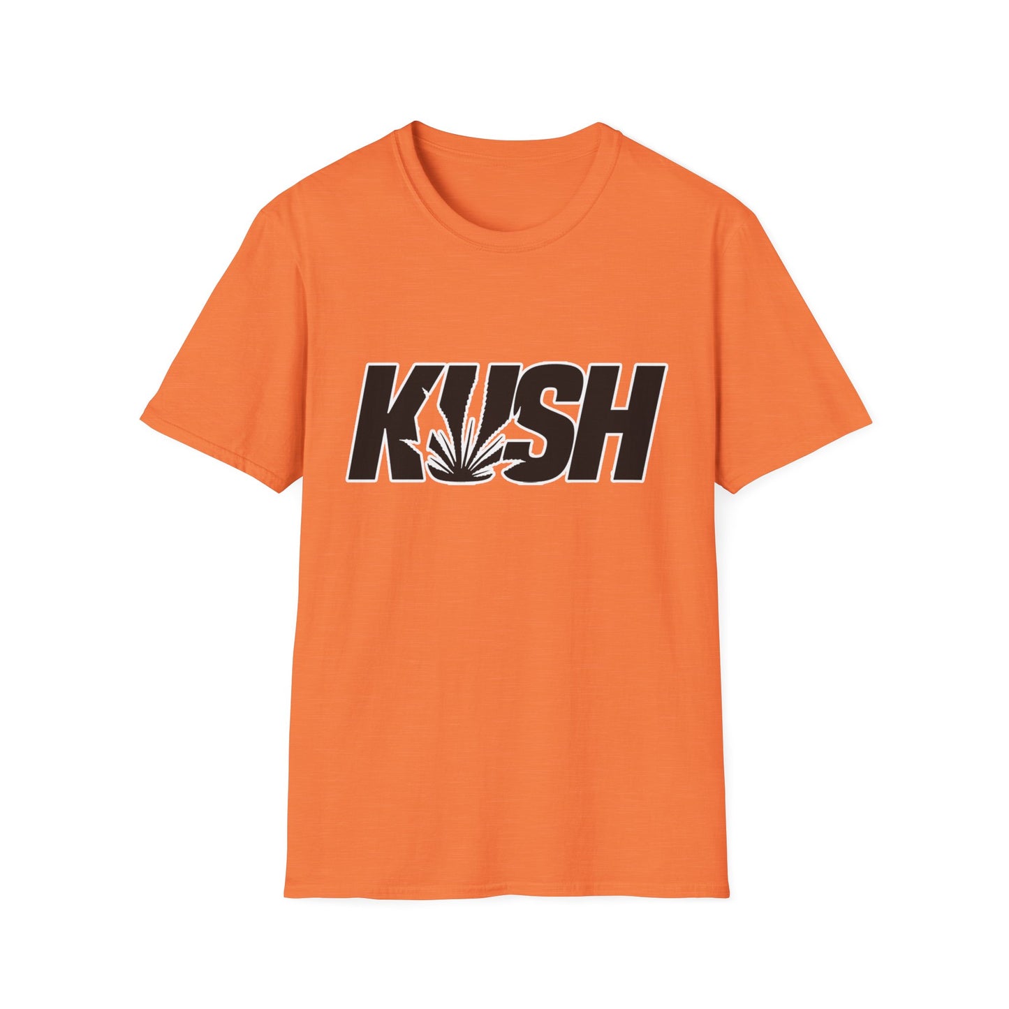 KUSH Graphic Unisex Softstyle T-Shirt - Cool Cannabis Vibe