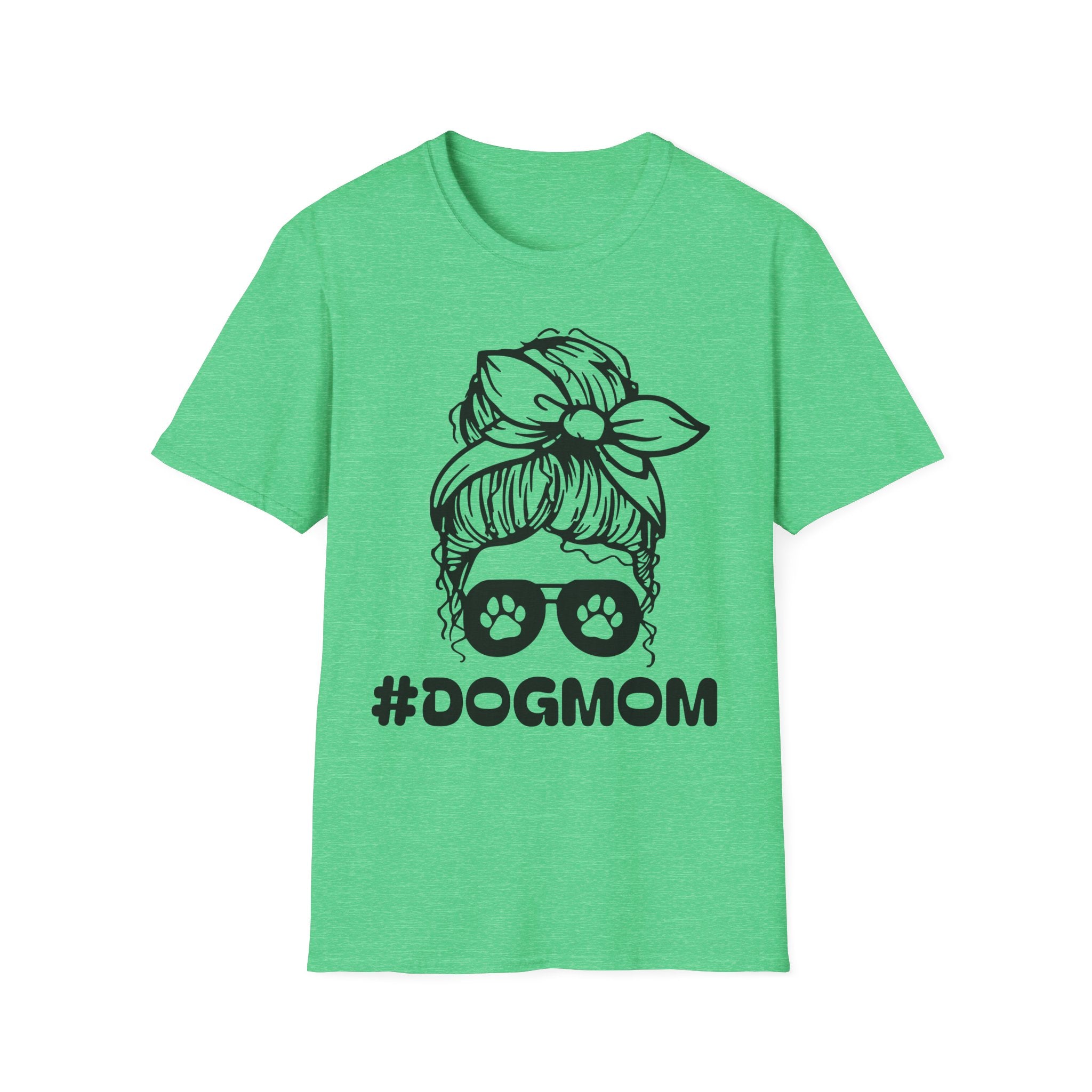 #DogMom Unisex Softstyle T-Shirt - Perfect Gift for Pet Lovers
