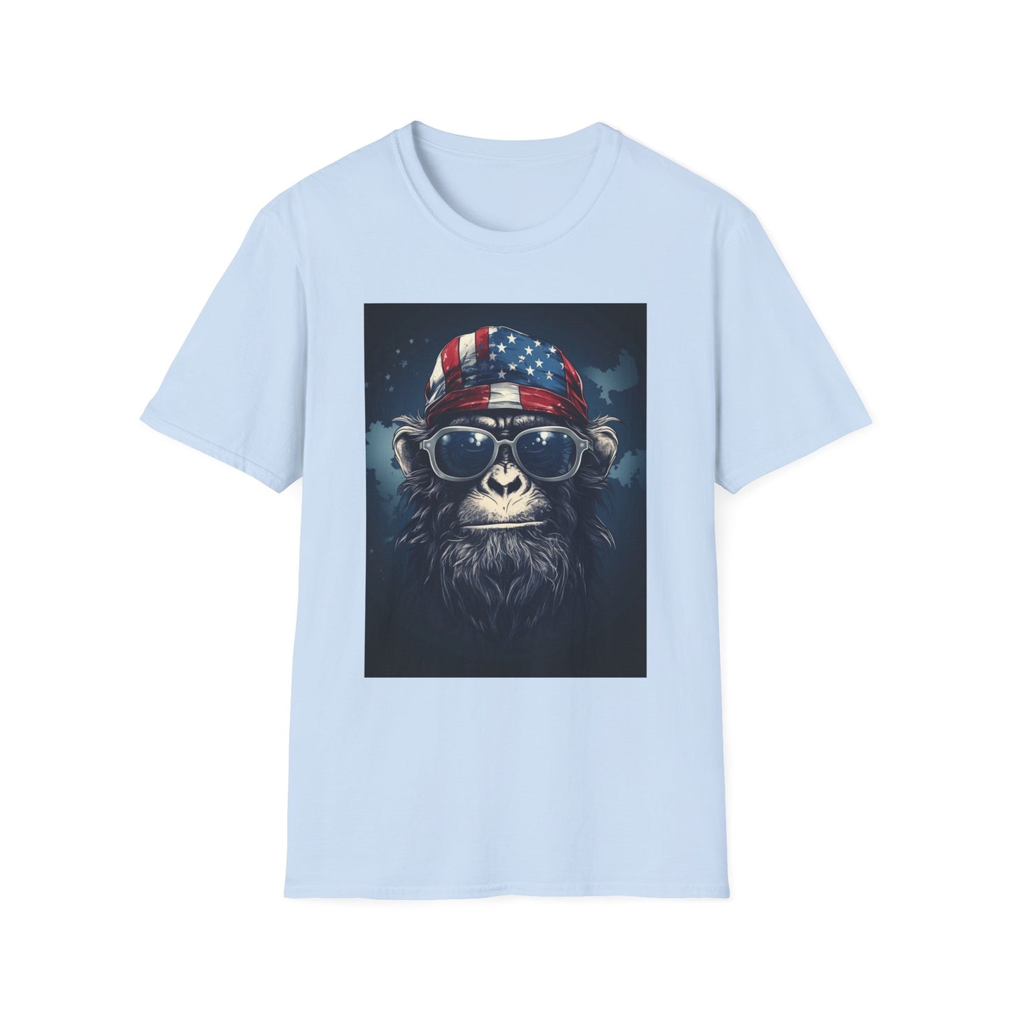 Cool Monkey Graphic T-Shirt, Fun Animal Tee, Summer Casual Wear, Unique Gift for Animal Lovers, Trendy Fashion for All