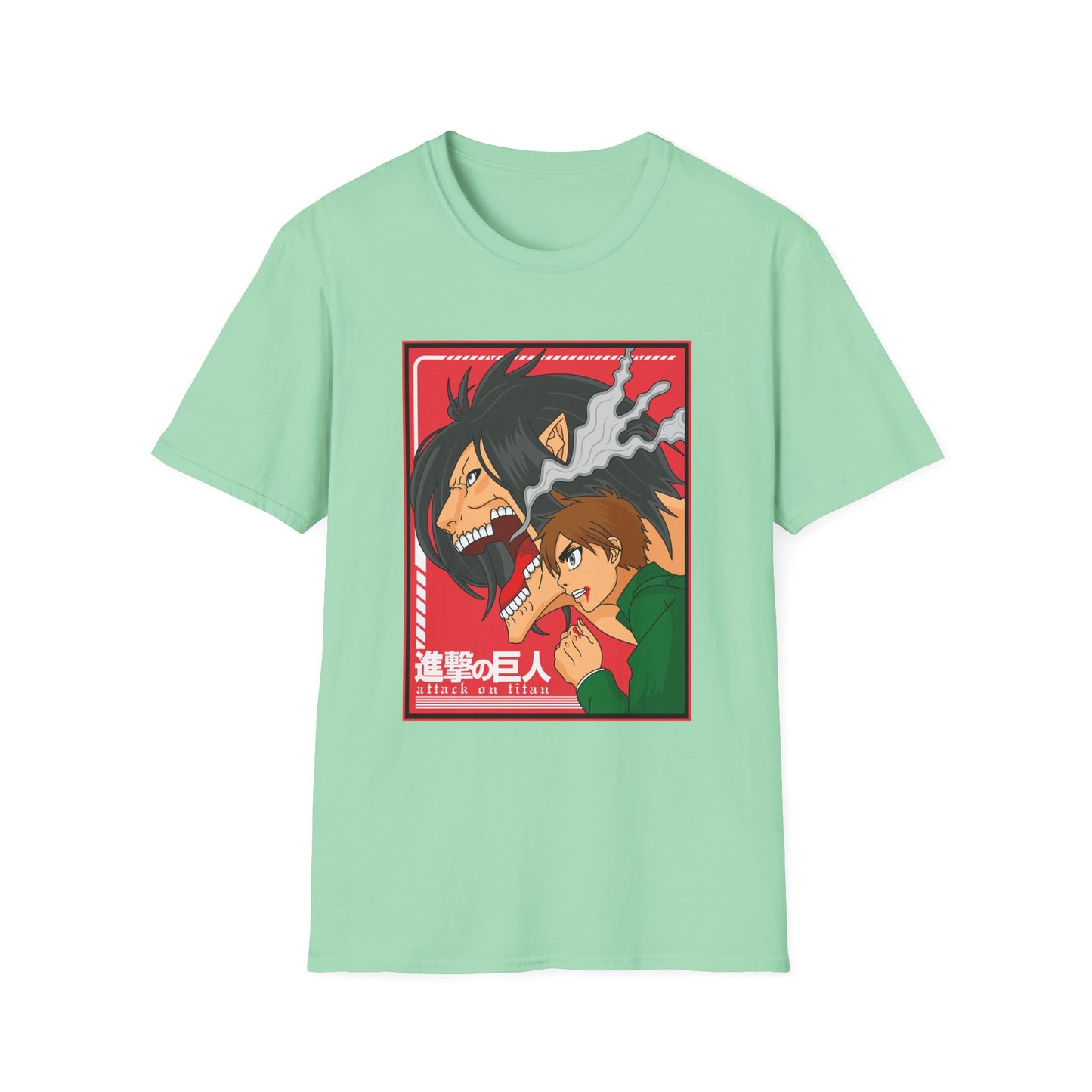Anime-Inspired Unisex Tee - Softstyle T-Shirt, Casual Gift, Graphic Tee, Manga Apparel, Fan Merchandise