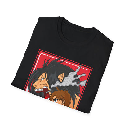 Anime-Inspired Unisex Tee - Softstyle T-Shirt, Casual Gift, Graphic Tee, Manga Apparel, Fan Merchandise
