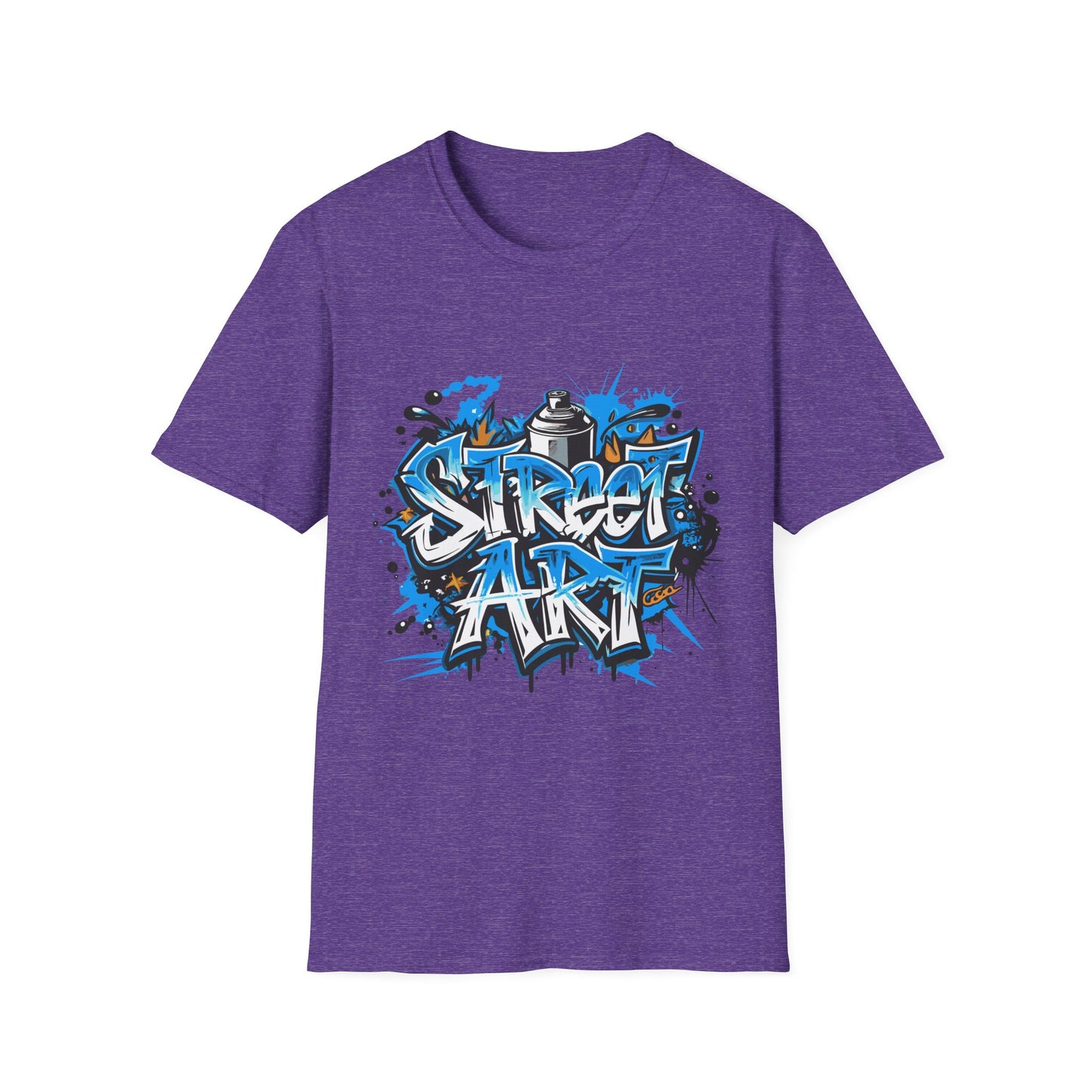 Street Art T-Shirt | Unisex Softstyle Tee, Graffiti Shirt, Urban Vibe Apparel, Casual Streetwear, Gift for Art Lovers