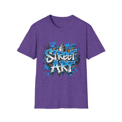 Street Art T-Shirt | Unisex Softstyle Tee, Graffiti Shirt, Urban Vibe Apparel, Casual Streetwear, Gift for Art Lovers