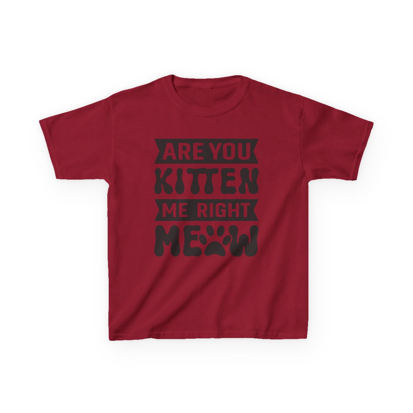 Cute Kids Tee - "Are You Kitten Me Right Meow" T-Shirt for Cat Lovers, Birthday Gift, Funny Pet Shirt, Kids' Humor Clothing, Animal [...]
