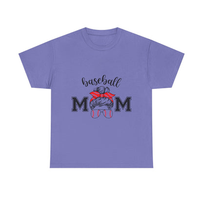 Baseball Mom Unisex Heavy Cotton Tee - Perfect for Game Day