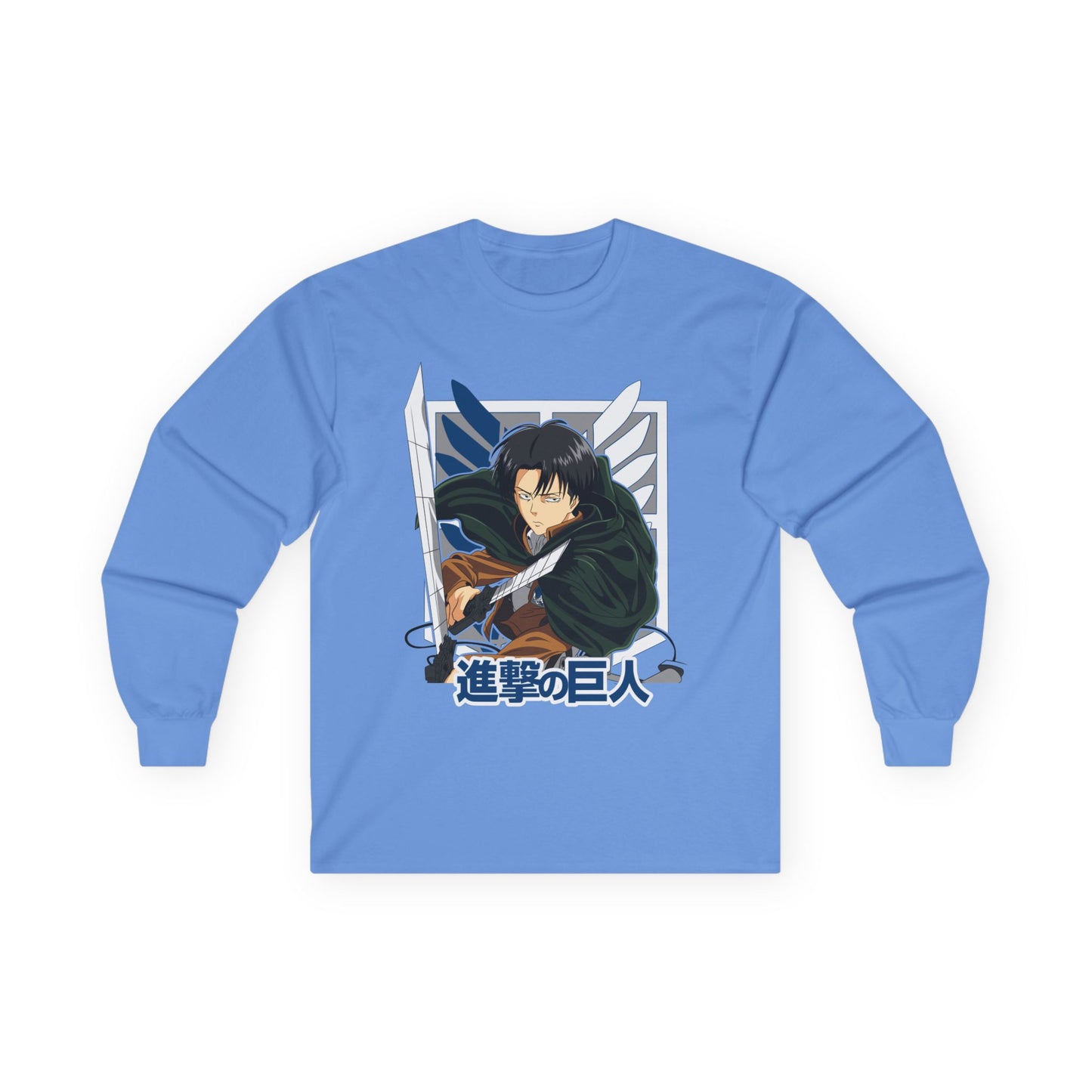 Attack on Titan Mikasa Long Sleeve Tee — Japanese Logo Anime Shirt