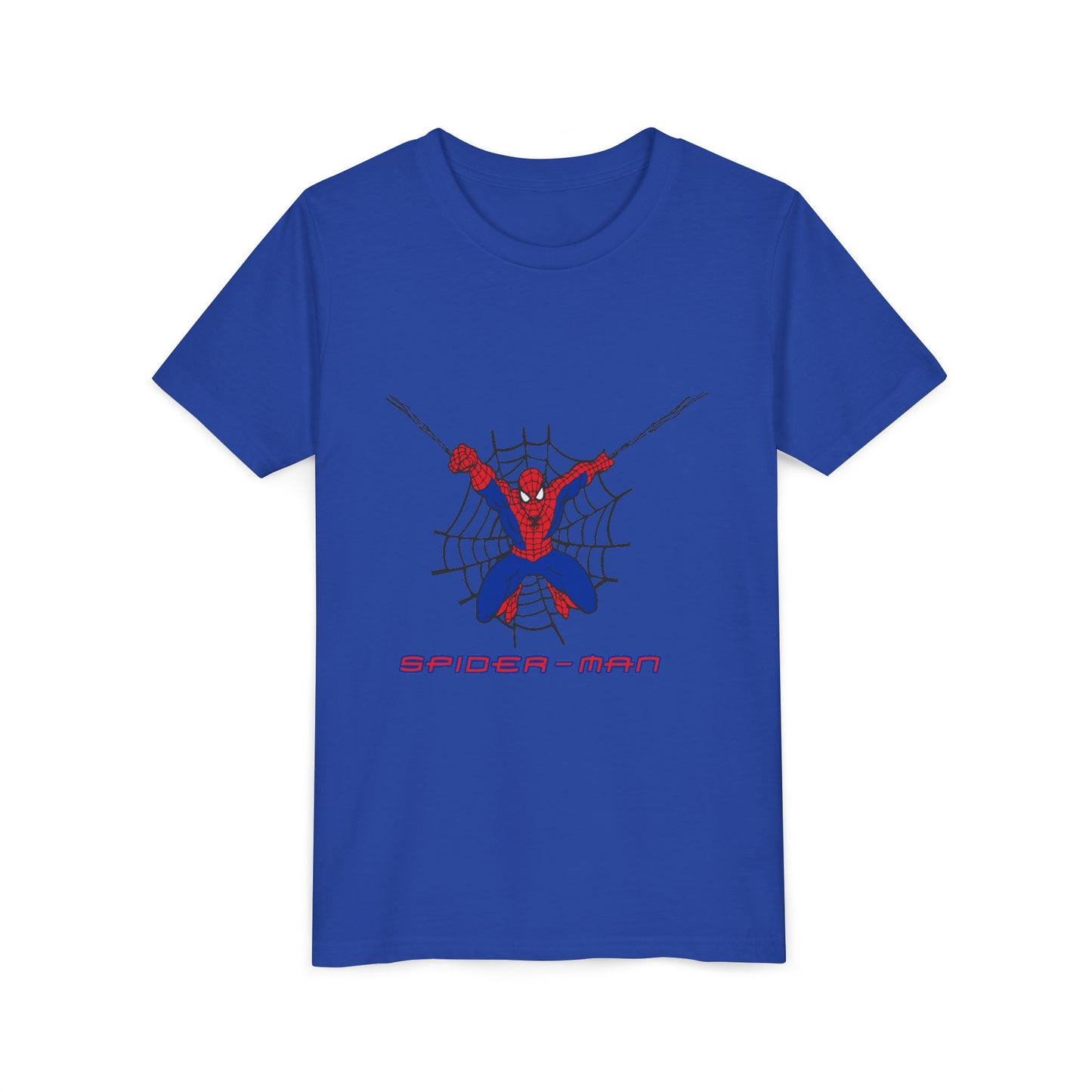 Spider-Man Youth Short Sleeve Tee - Fun Graphic Tee for Kids, Superhero Shirt, Birthday Gift, Comic Theme Apparel, Playtime Wear