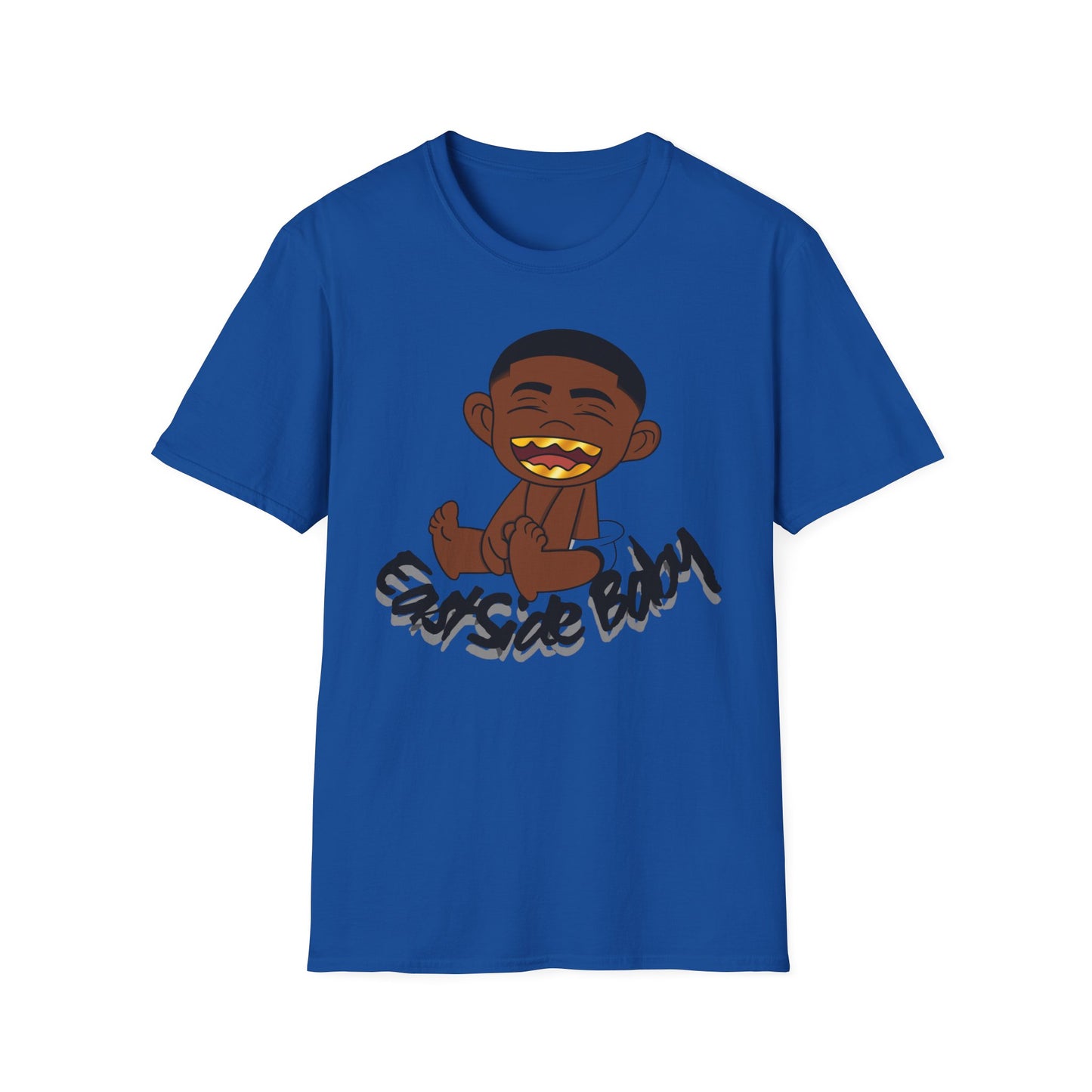 Unisex Softstyle T-Shirt - 'Eastside baby' Fun Graphic Tee