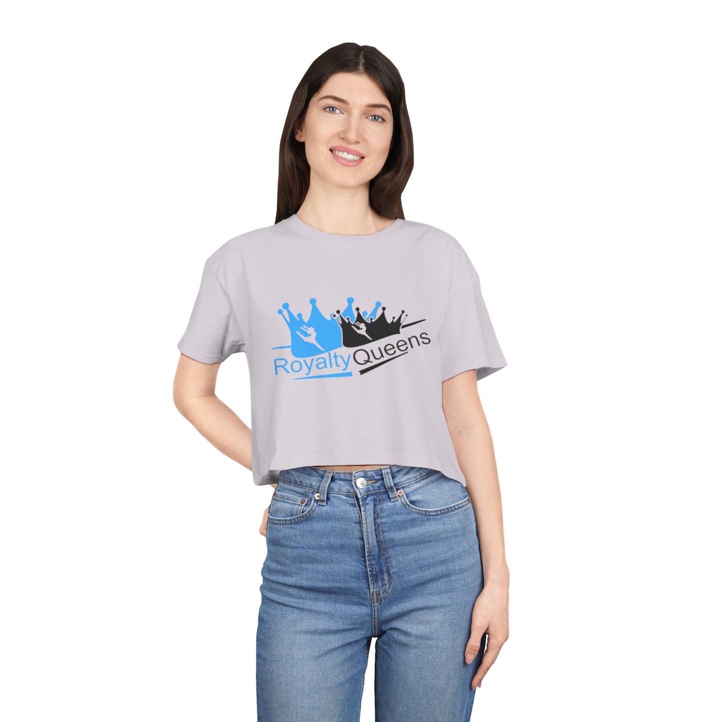 Royalty Queens Women's Crop Tee - Empowering Fashion for Queens, Perfect for Casual Wear, Gifts, Birthdays, and Celebrations