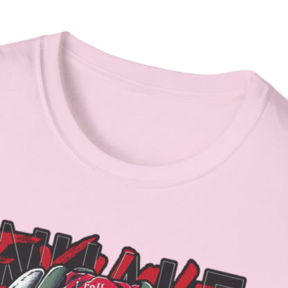 Graphic Unisex Softstyle T-Shirt - 'Exhale' Design