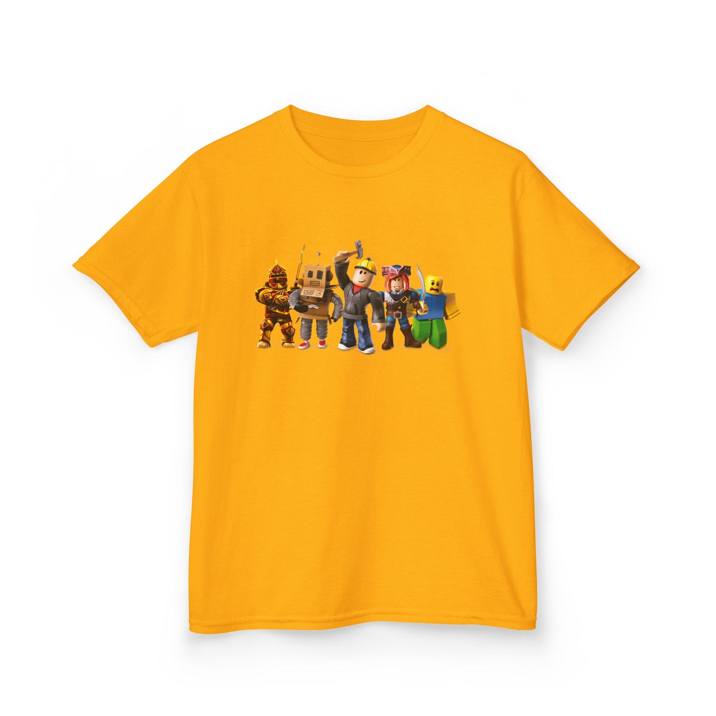 Minecraft Characters Kids Tee, Gamer T-Shirt, Fun Casual Wear, Birthday Gift, Children's Apparel