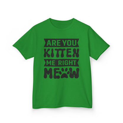 Cute Kids Tee - "Are You Kitten Me Right Meow" T-Shirt for Cat Lovers, Birthday Gift, Funny Pet Shirt, Kids' Humor Clothing, Animal [...]