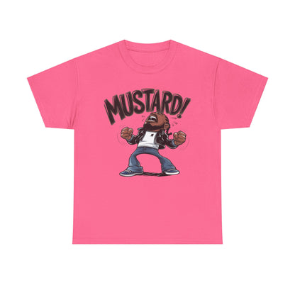 Mustard! Graphic Unisex Heavy Cotton Tee - Fun Casual Streetwear T-Shirt