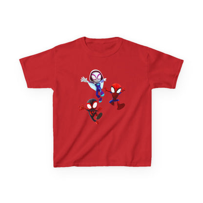 Kids Superhero Adventure Tee, Kids Birthday Gift, Fun Playwear, Spiderman Costume Shirt, Cartoon Character T-Shirt, Summer Outfit